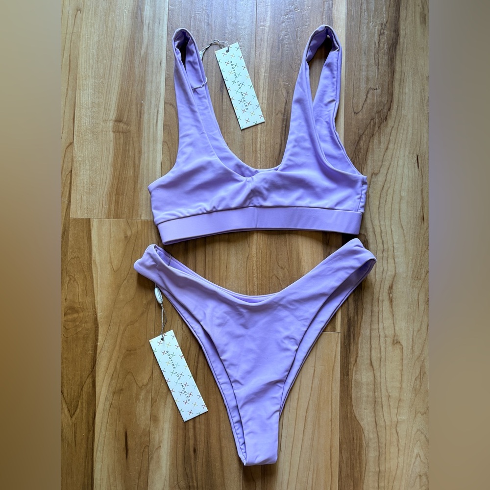Boutine LA Lilac Two-Piece Bikini Set NWT S/M